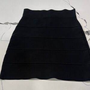 BCBGMaxAzria Black Mini Skirt